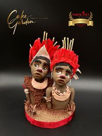 Goroka tribe caketopper