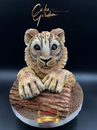 Lion Cub 3D cake